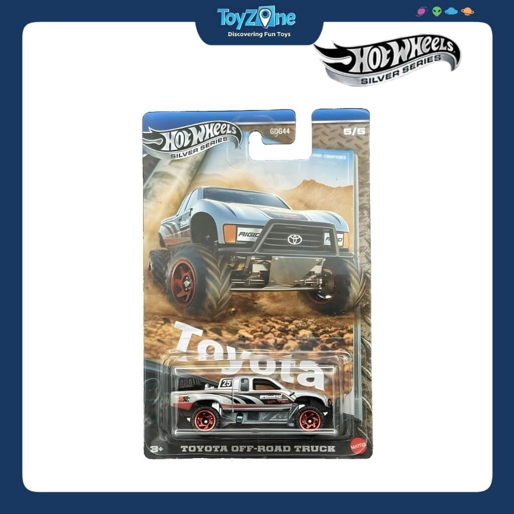 Mô hình xe Hot Wheels Silver Series Toyota chính hãng