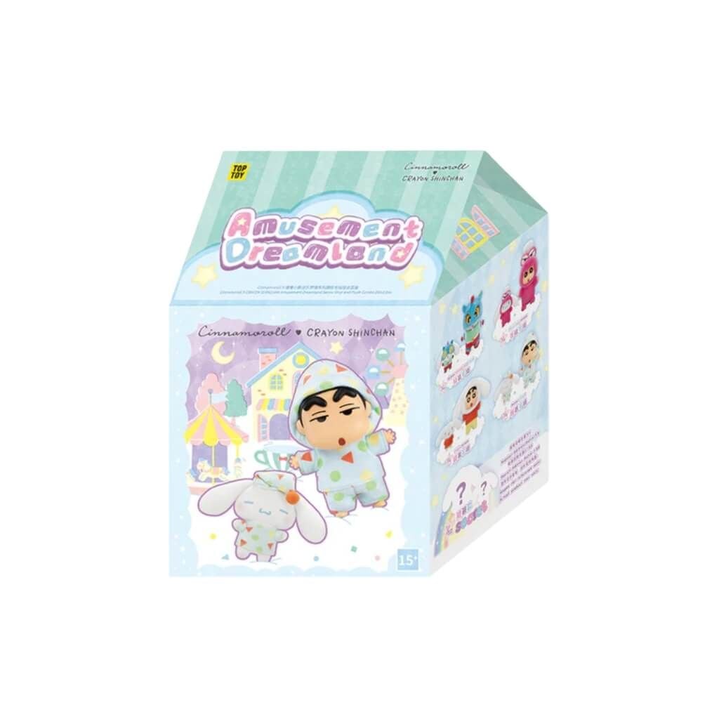 Mô hình Blind box Gấu bông Cinnamoroll X Crayon Shin-chan Amusement Dreamland Series Vinyl Plush TOP TOY
