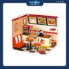 Mô hình lắp ráp nhà nhựa DIY Tiệm Hambuger Yum Yum Rolife Yum Yum Burger DW010 ROBOTIME