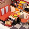 Mô hình lắp ráp nhà nhựa DIY Tiệm Hambuger Yum Yum Rolife Yum Yum Burger DW010 ROBOTIME