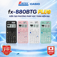 Máy tính Casio fx-880BTG PLUS - JAPAN QUALITY - Mới Nhất