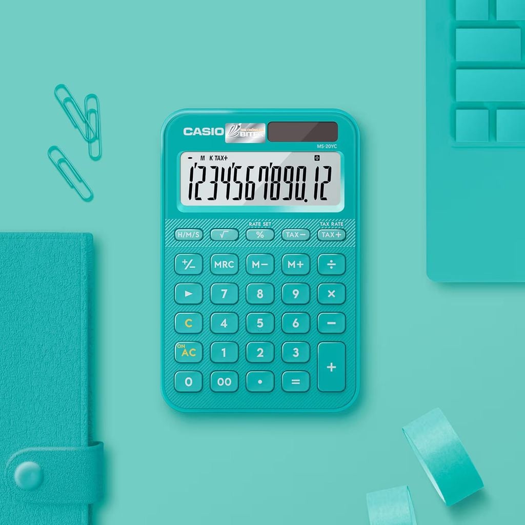 Máy tính Casio MS-20YC Sắc màu mới