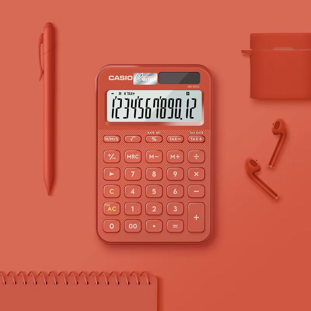 Máy tính Casio MS-20YC Sắc màu mới