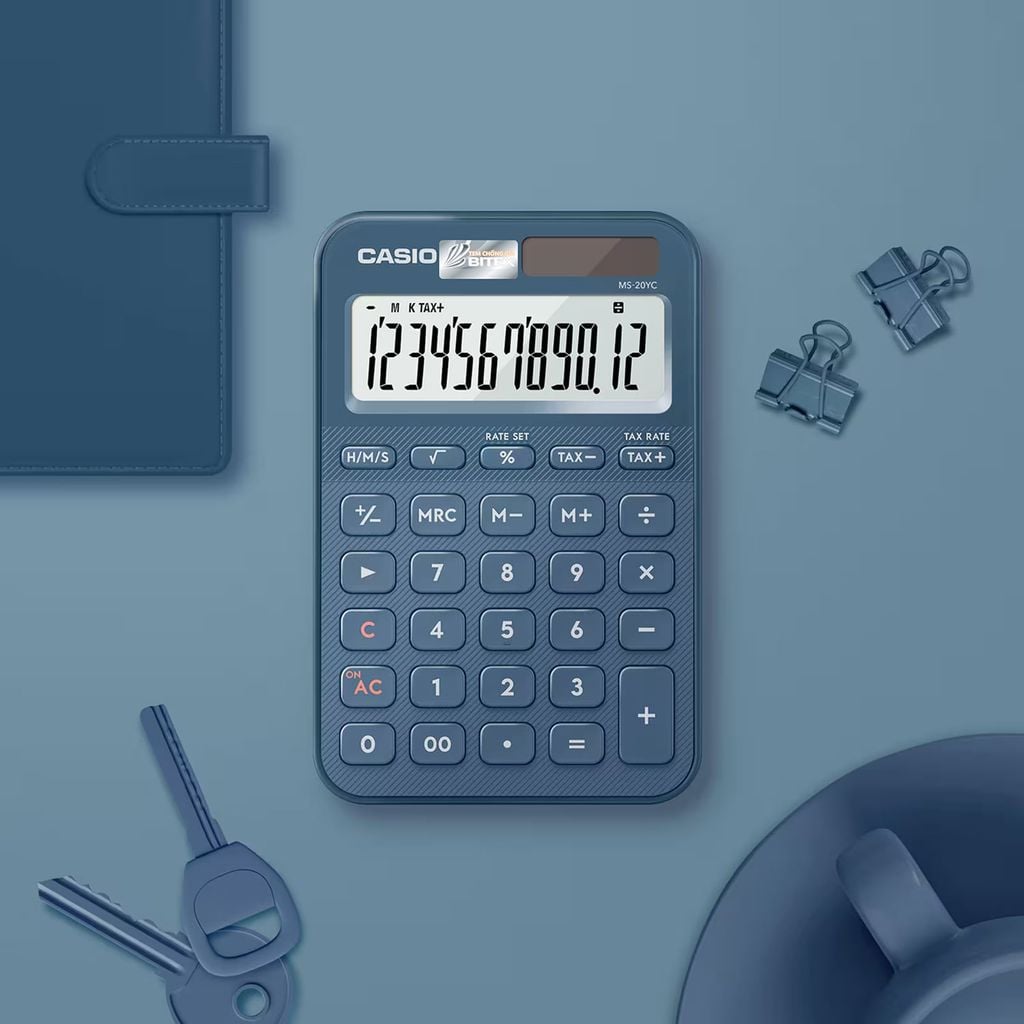 Máy tính Casio MS-20YC Sắc màu mới