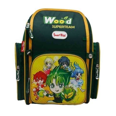 Balo chống gù Super Team-Earth B-013 Xanh đen