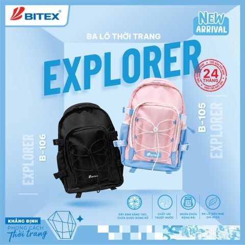 Balo thời trang Explorer dành cho học sinh