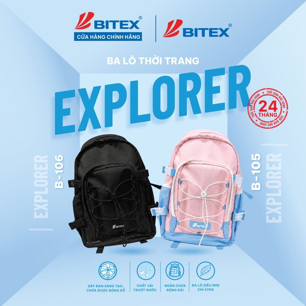 Balo thời trang Explorer dành cho học sinh
