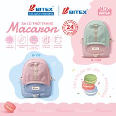 Balo thời trang Macaroon dành cho học sinh