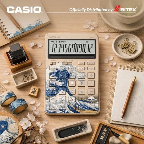 Máy tính Casio JF-M200TJ Bộ sưu tập Hokusai Limited Edition