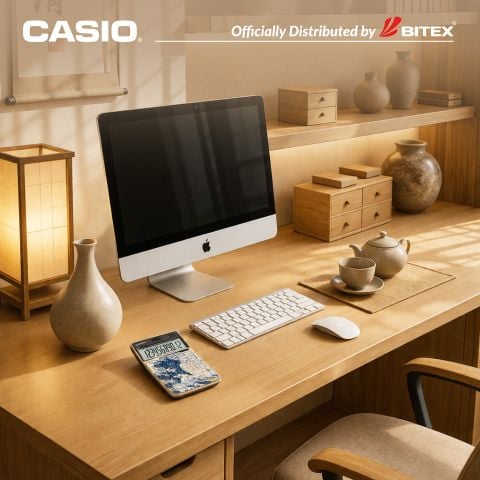 Máy tính Casio JF-M200TJ Bộ sưu tập Hokusai Limited Edition