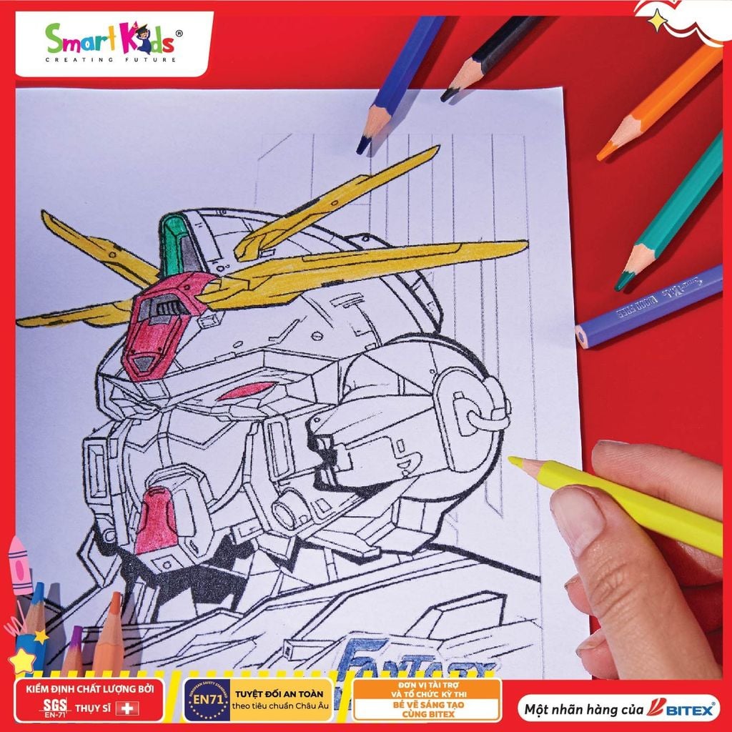 Bút chì màu Woodfree Fantasy Warriors - 12 màu / 24 màu - CP25 / CP26