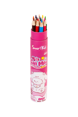 Bút chì màu gira Coco Puff 12/18/24 màu - dạng ống - CP27, CP28, CP29