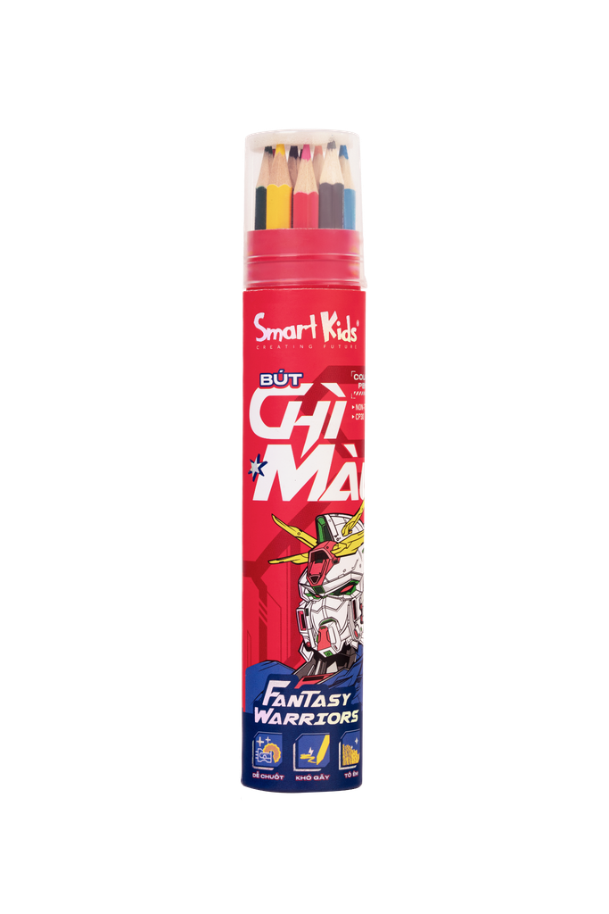 Bút chì màu gira Fantasy Warriors 12/18/24 màu - dạng ống - CP30, CP31, CP32