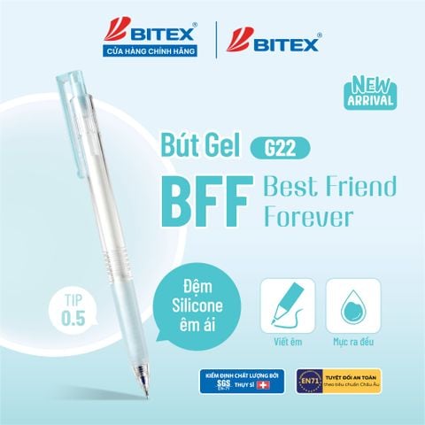 Bút gel Bitex BFF  G22 tip 0.5mm