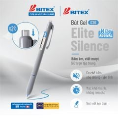 Bút gel Bitex Elite Silence G26 tip 0.5mm
