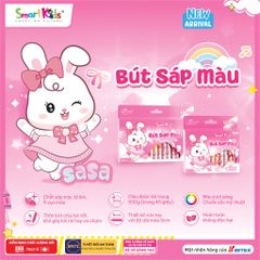 Sáp màu Smartkids Sasa 12/18  màu CR34/CR35