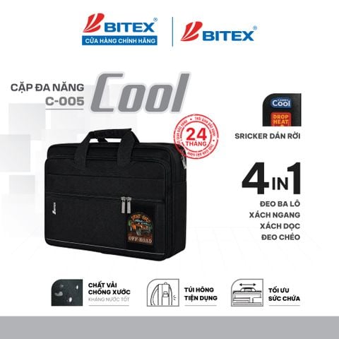 Balo Cặp đa năng Cool C-005 Đen dành cho học sinh