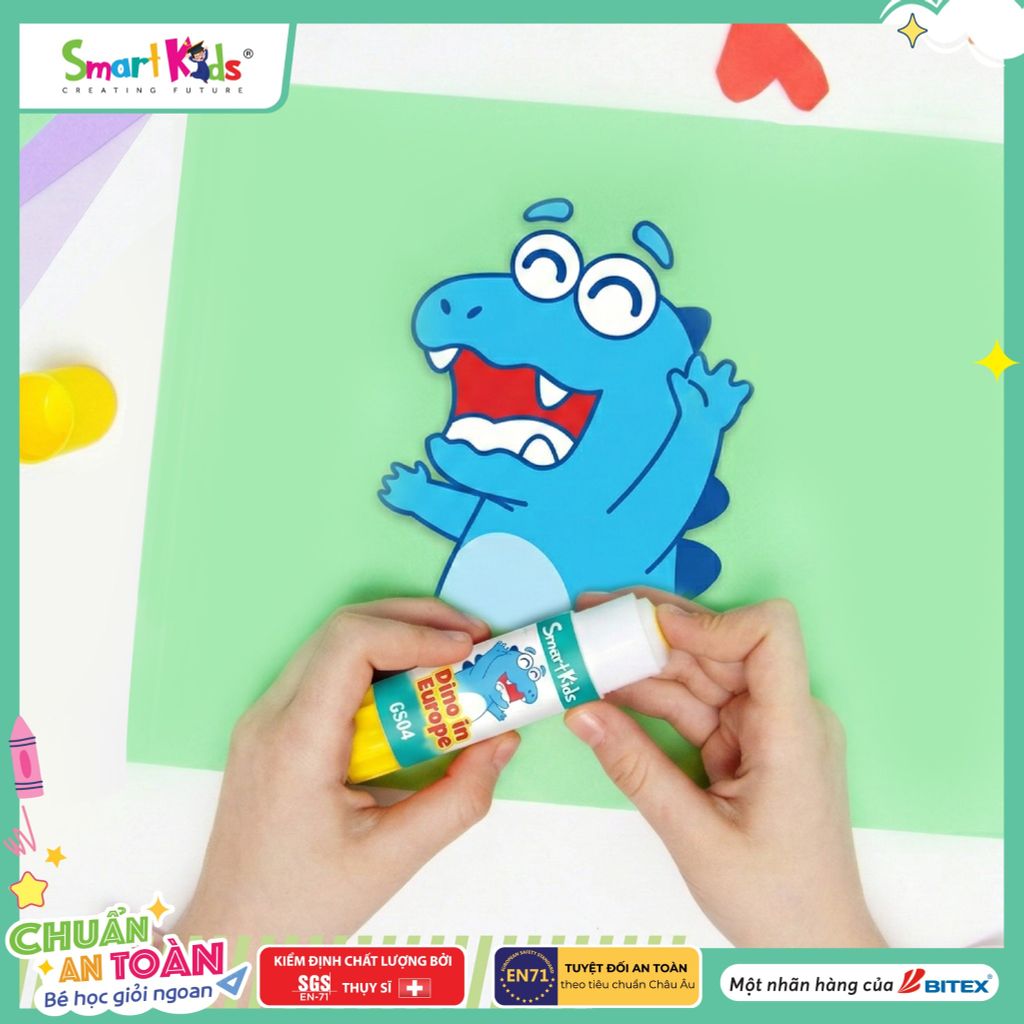 [Smartkdis]Keo khô Smartkids Dino In Europe GS04