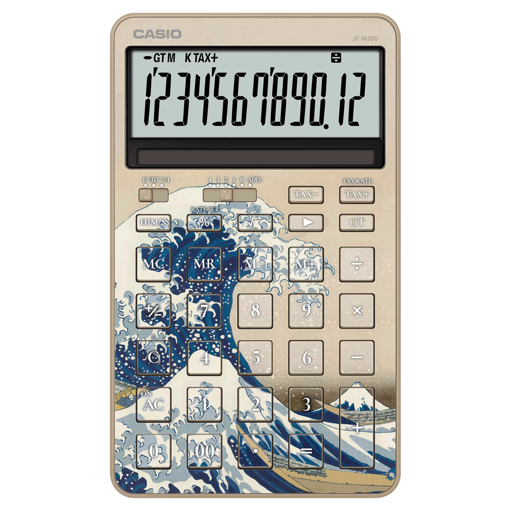 Máy tính Casio JF-M200TJ Bộ sưu tập Hokusai Limited Edition