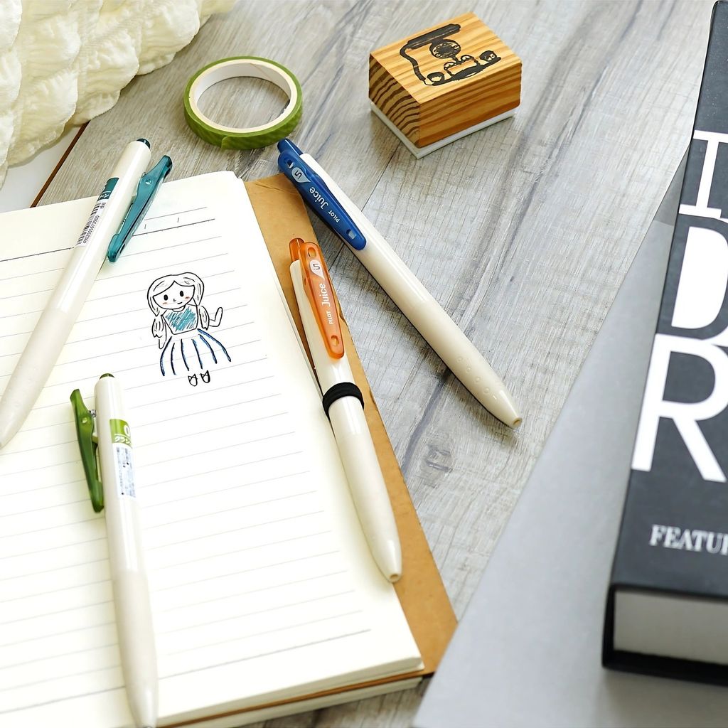 Bút gel Pilot Juice Classic mực xanh/ vàng/ cam/ đỏ/ xanh lá/ khaki/ xanh đậm màu sắc lạ và độc đáo