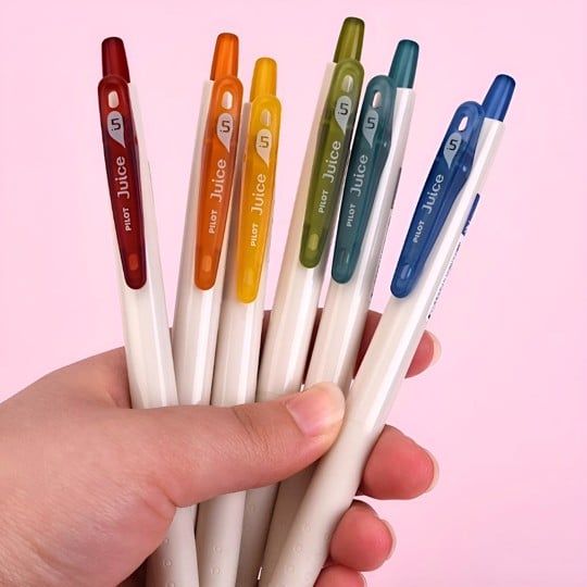 Bút gel Pilot Juice Classic mực xanh/ vàng/ cam/ đỏ/ xanh lá/ khaki/ xanh đậm màu sắc lạ và độc đáo