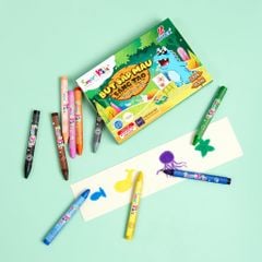 Bút sáp màu Smartkids CR20 12 màu