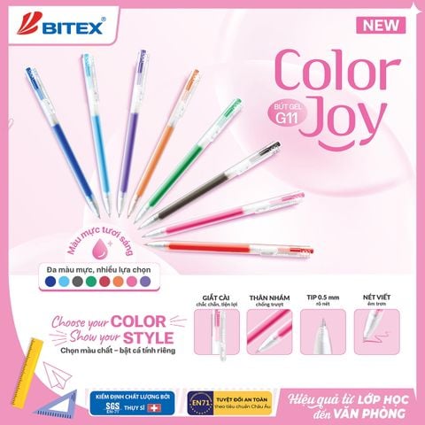 Bút gel Color Joy G11 (0.5mm)