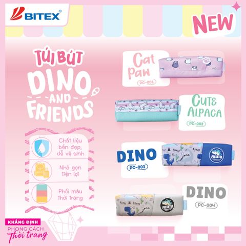 Túi đựng Bút viết Bitex Dino