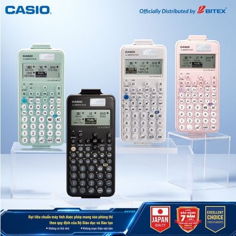 Máy tính Casio fx-880BTG PLUS - JAPAN QUALITY - Mới Nhất