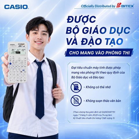 Máy tính Casio fx-880BTG PLUS - JAPAN QUALITY - Mới Nhất