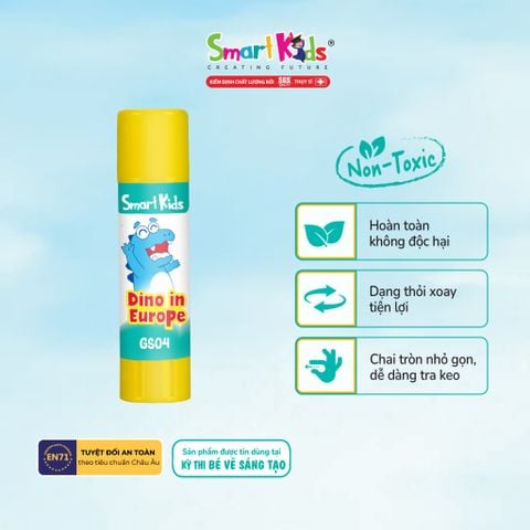 [Smartkdis]Keo khô Smartkids Dino In Europe GS04