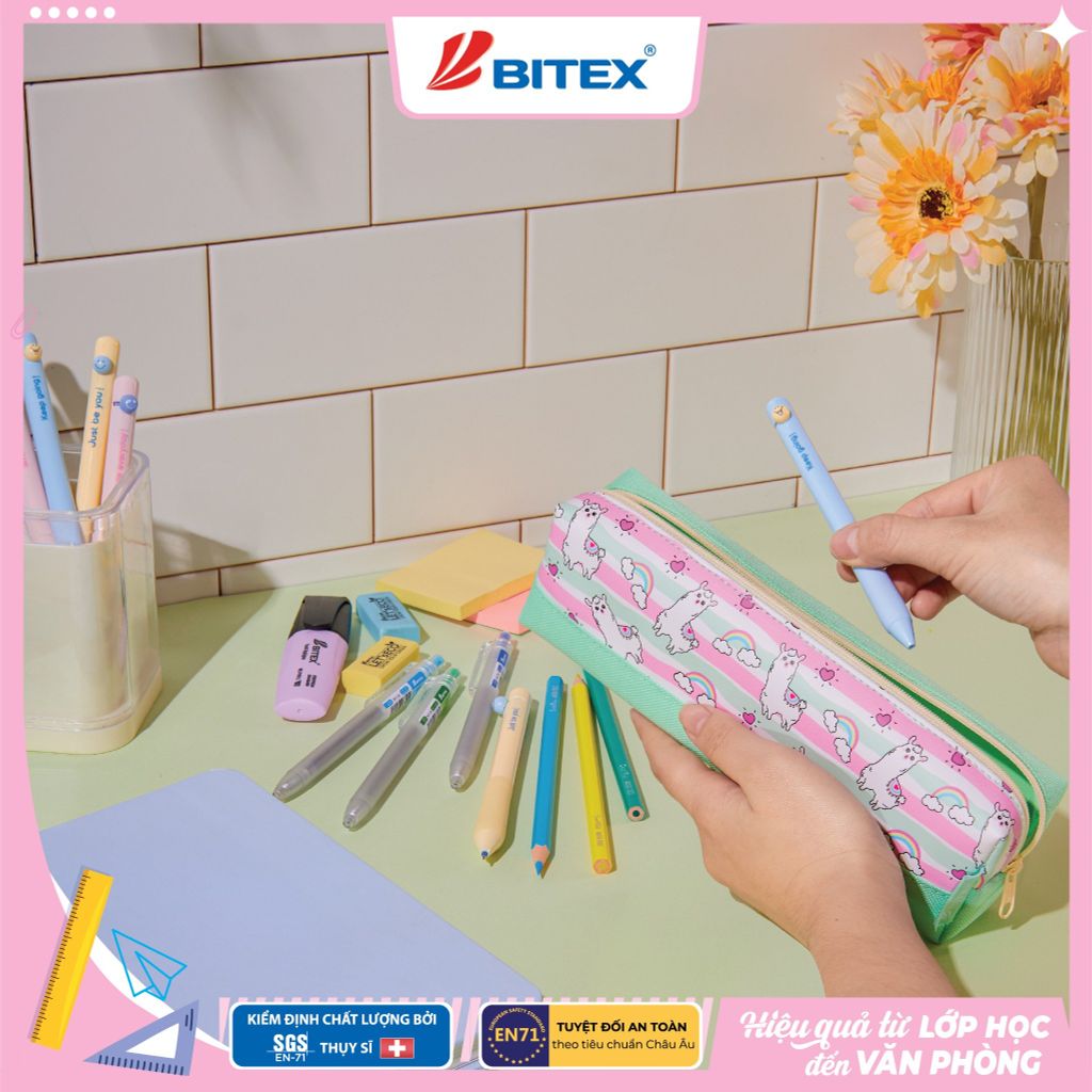 Túi đựng Bút viết Bitex CAT & ALPACA