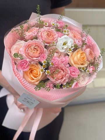 Bó Hoa Hồng Pastel | Peachy Love