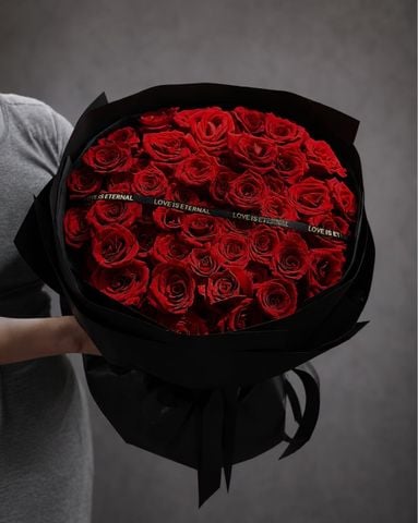 Bó Hồng Đỏ Ecuador 50 Bông | Eternal Red Roses G96