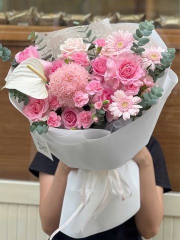 Bó Hoa Hồng Pastel | Pink Harmony