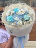 Bó Hoa Tone Xanh Trắng | Blue Cloud