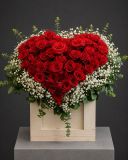 Hộp hoa hồng đỏ trái tim | Heart of Love G156