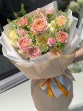 Bó Hoa Hồng Pastel | Peach Garden