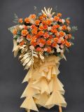Kệ Hoa Chúc Mừng Cam Champagne | Golden Orange Celebration G170