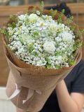Bó Baby Trắng & Hồng Trắng | Pure Love