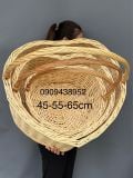 Set 5 cái Giỏ Mây Tim Size Đại