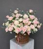 Giỏ hoa hồng pastel | Sweet Blush G137