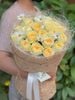 Bó hoa hồng vàng pastel mix cúc hoạ mi – nhẹ nhàng & tinh khôi G6