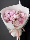Bó mẫu đơn hồng pastel – trắng trong trẻo G54