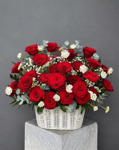 Giỏ hoa hồng đỏ rực rỡ | Endless Love G140
