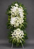 Kệ Hoa Chia Buồn Lan Hồ Điệp Trắng | Lời Tiễn Biệt G174