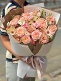 Bó Hoa Hồng Cam Pastel | Peachy Love