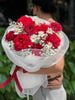 Bó hoa hồng đỏ mix cúc hoạ mi – tone đỏ ngọt ngào G13