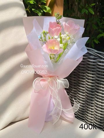 Tulip Hồng Ba Bông | Sweet Moments