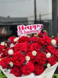 Bó hoa hồng đỏ cao cấp – anniversary sang trọng G14